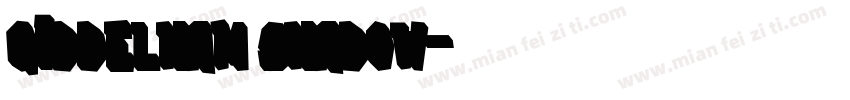 Giddelham Shadow字体转换